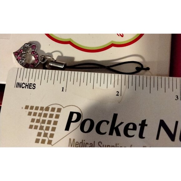 Cell Phone Dress Up Kit Charms Fairy Heart Rhinestone Stickers Holder 3x5 inch - Picture 11 of 15